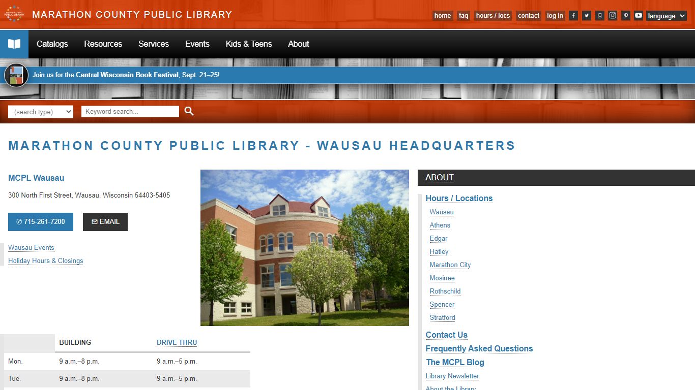 Marathon County Public Library - Wausau Headquarters